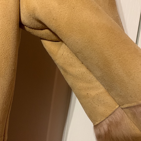 Genuine Sheepskin Maxi Coat - Tan/Camel - Size 10 🇨🇦 - Picture 16 of 17